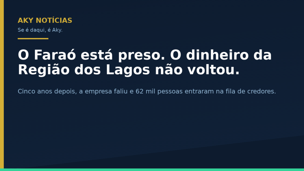 O Faraó está preso. O dinheiro da Região dos Lagos não voltou.
