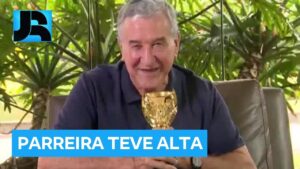 Técnico do Tetra, Parreira recebe alta após quase três meses internado