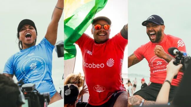 Resultados do surf: Weslley Dantas é campeão em Portugal e assume liderança do Challenger Series! Jadson André e Tainá Hinckel vencem no Espírito Santo